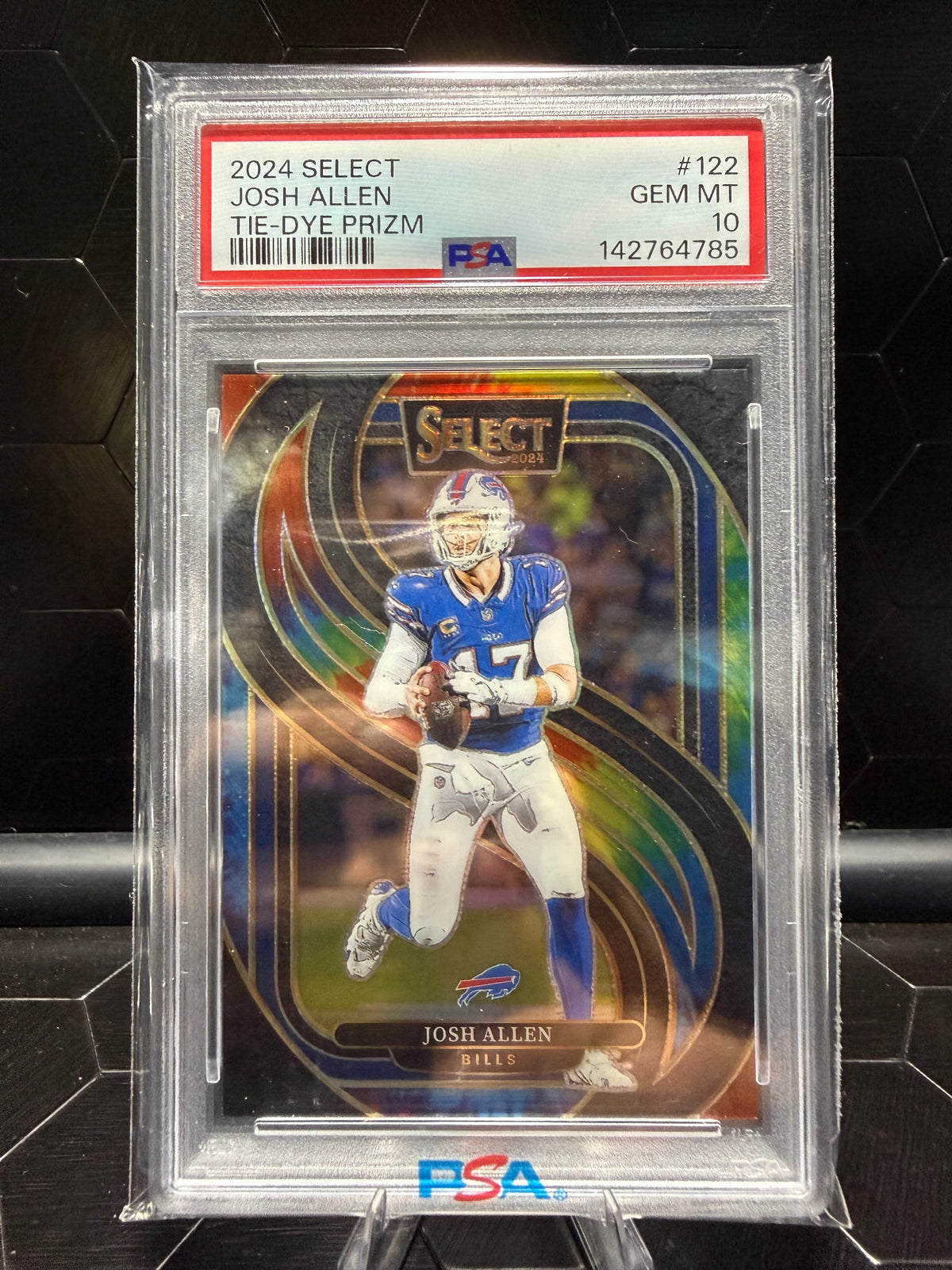 2024 Panini Prizm Josh Allen Tie-Dye Prizm PSA 10