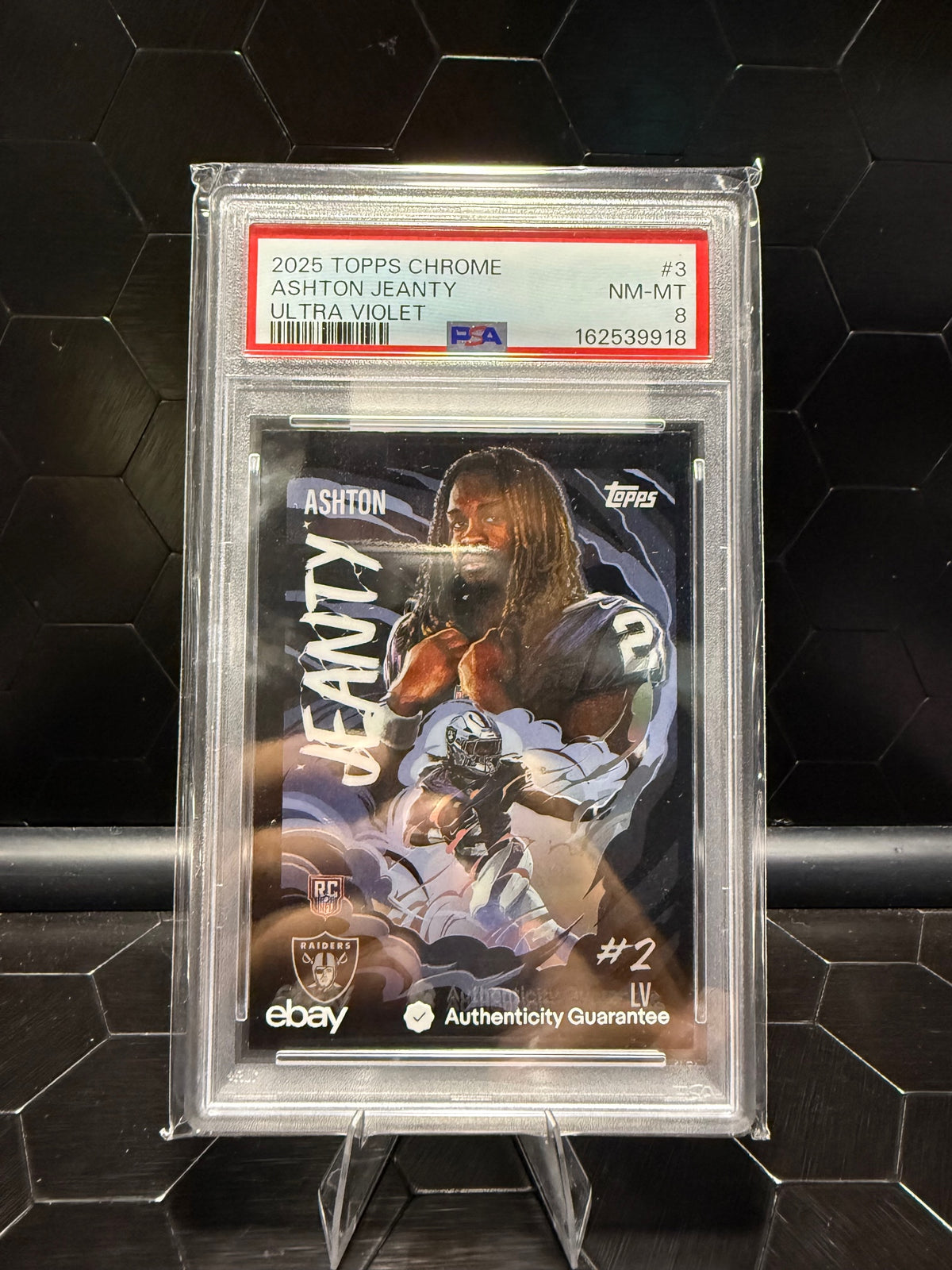 2025 Topps Chrome Ashton Jeanty Topps Chrome Ultra Violet