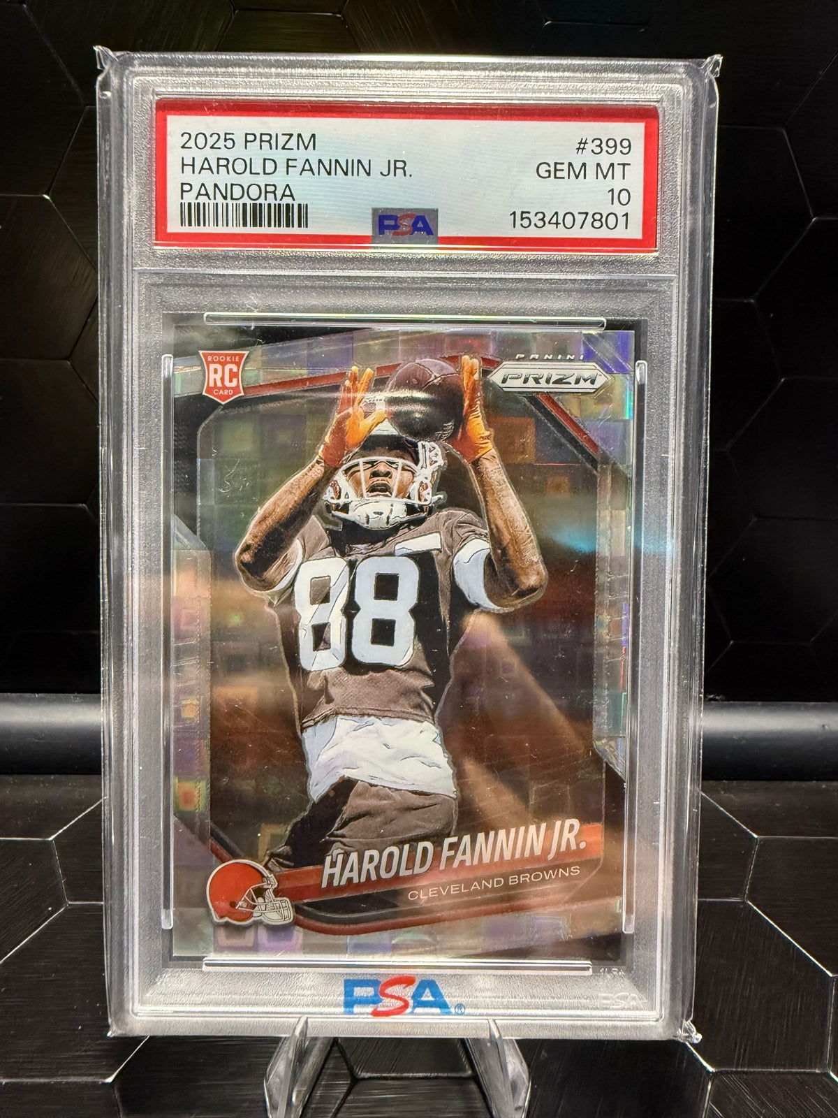 2025 Panini Prizm Harold Fannin Jr. #399 Pandora RC /400 PSA 10