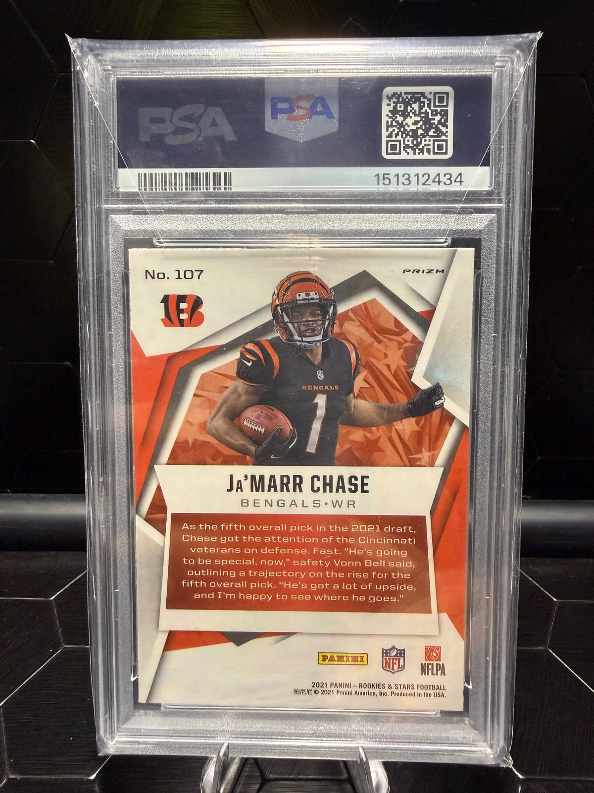 2021 PANINI R&S JA'MARR CHASE Pulsar  PRIZM