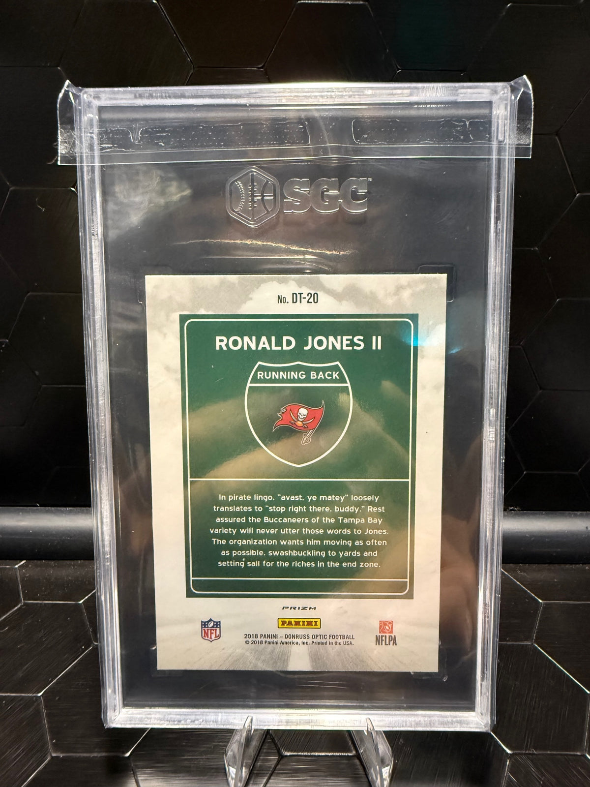 2018 Donruss Optic Ronald Jones II #DT-20 Downtown SGC 10