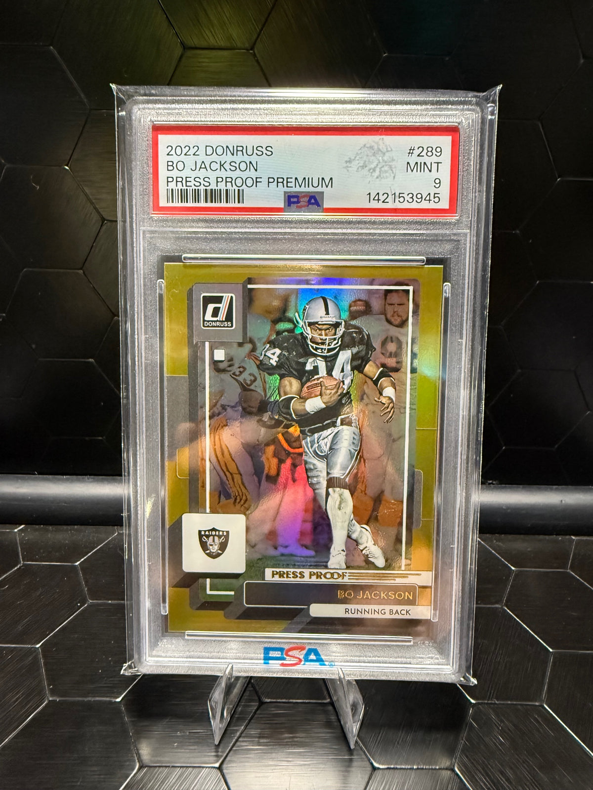2022 Donruss Bo Jackson #289 Premium Press Proof PSA 9