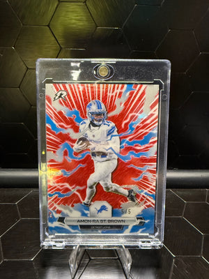2025 Topps Resurgence Amon-Ra St. Brown #32 Bronze Surge Refractor /5