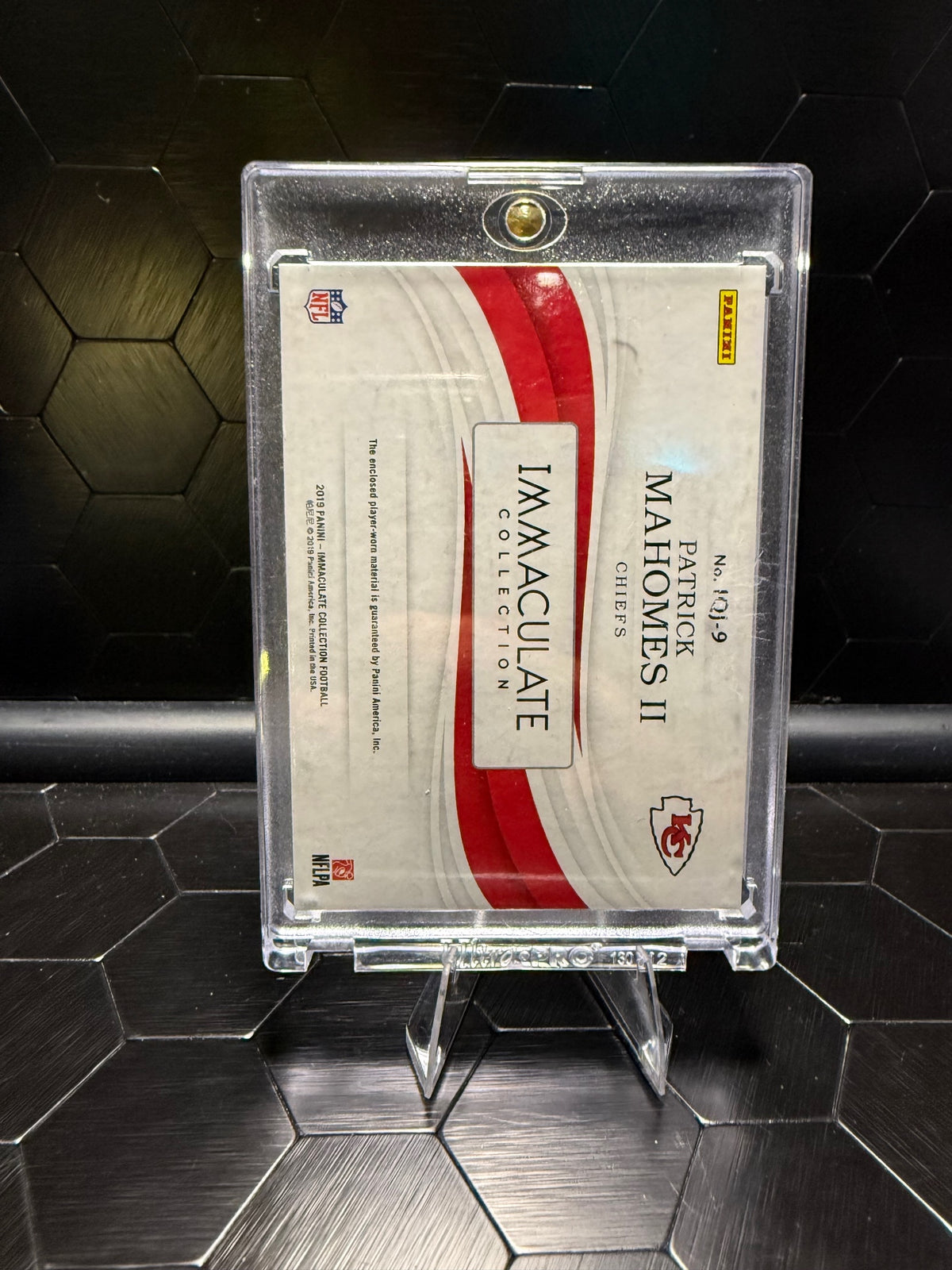 Patrick Mahomes II 2019 Immaculate Collection Quad Jerseys /49 Relics Chiefs