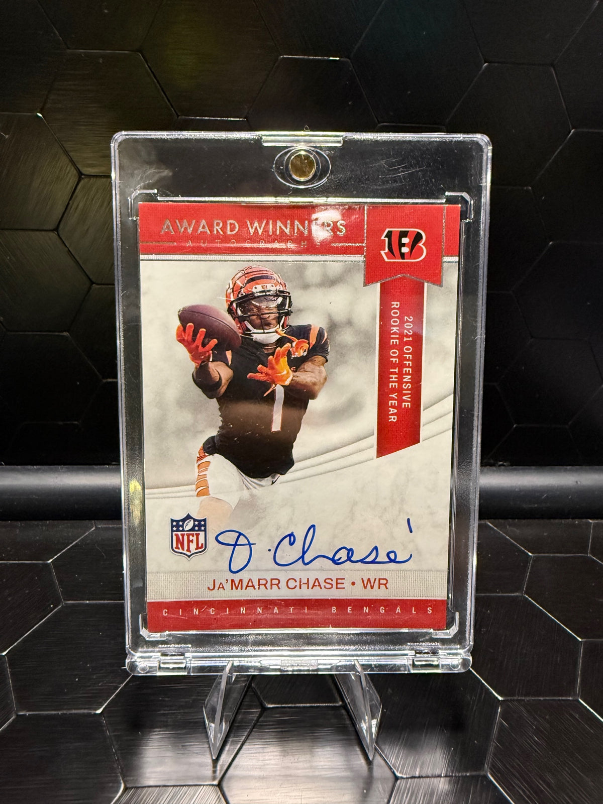 2021 Panini Award Winners Ja'Marr Chase OROY Auto #AWA-JC RC