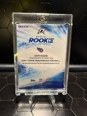 2025 Topps Resurgence Cam Ward Radial Rookie Relic Auto #RRA-CW /99