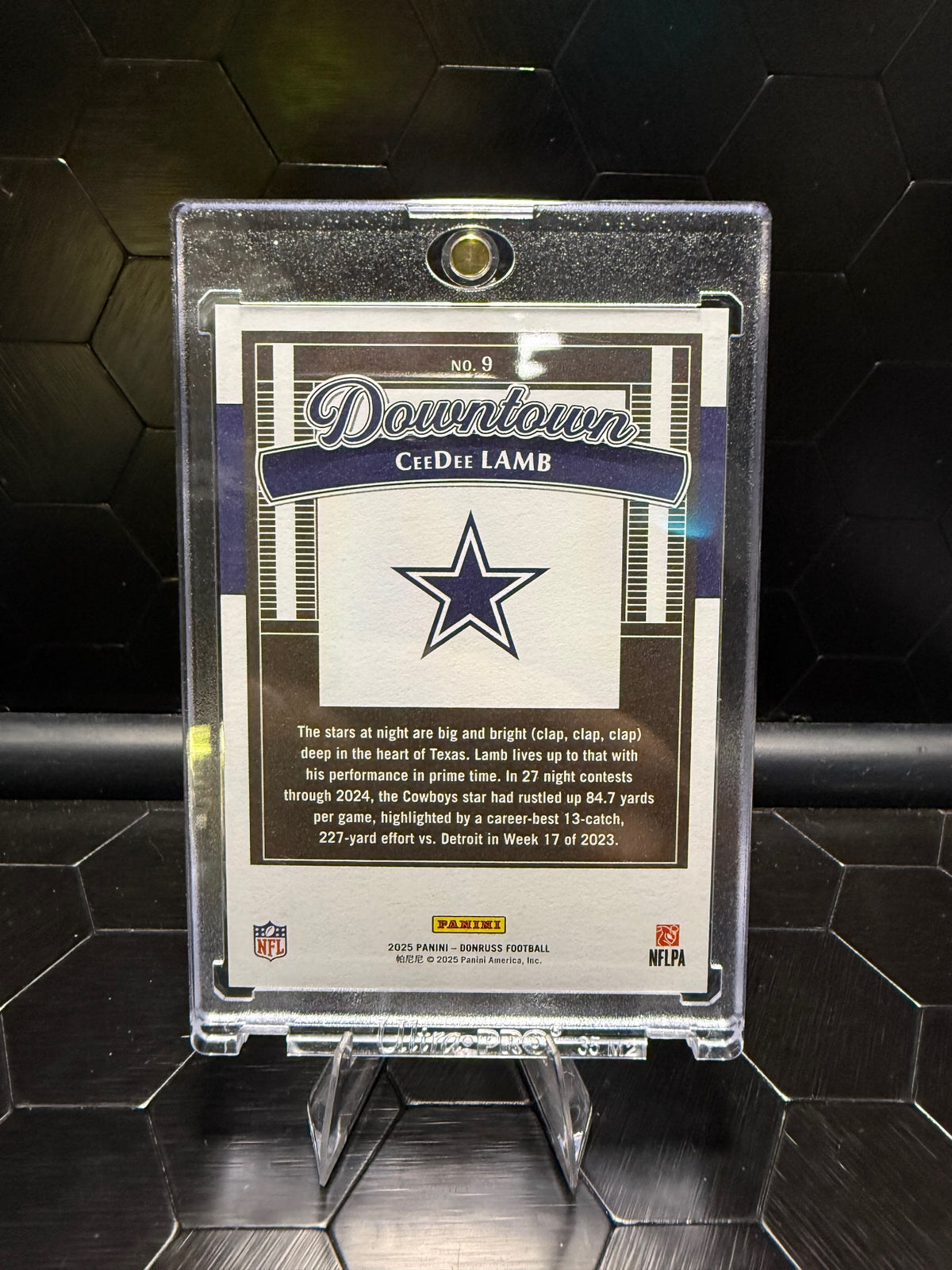 2025 Donruss CeeDee Lamb #9 Downtown Cowboys
