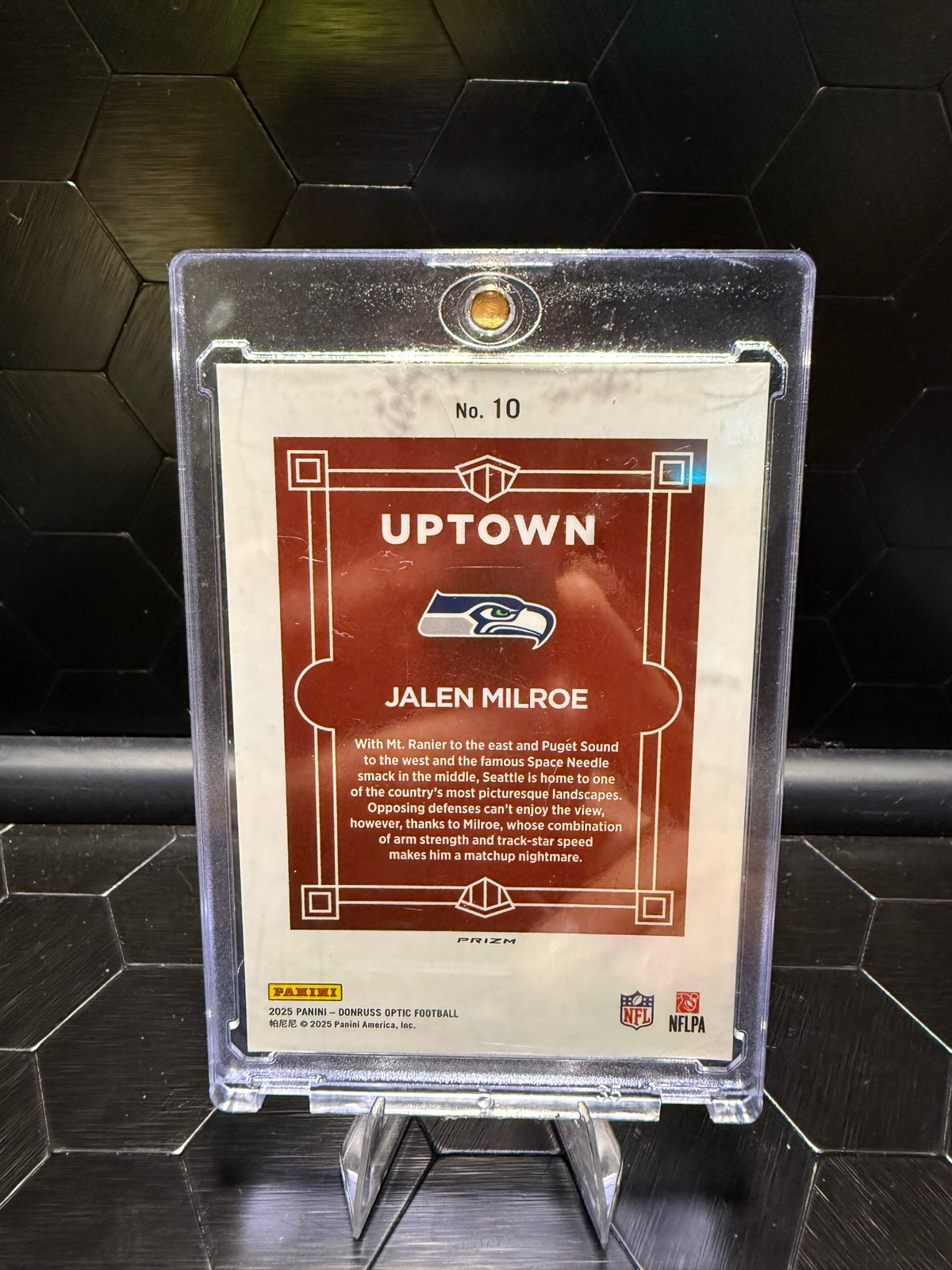 2025 Donruss Optic #10 Jalen Milroe Uptown
