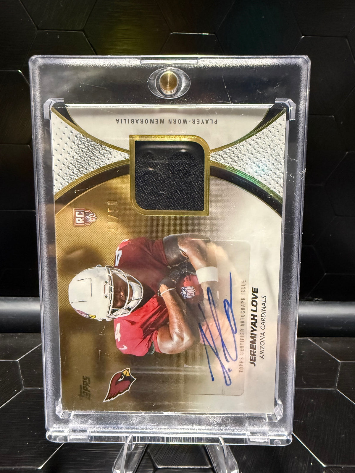 2026 Topps Flagship Jeremiyah Love NFL Rookie Material Auto /50 RC