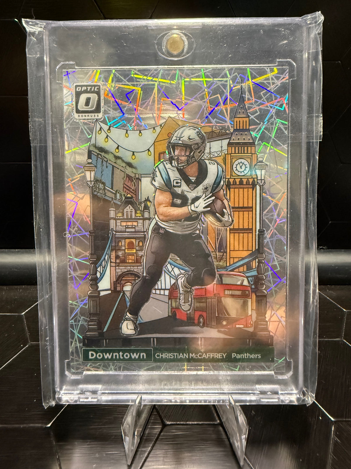 2023 Donruss Optic #9 Christian McCaffrey Downtown International