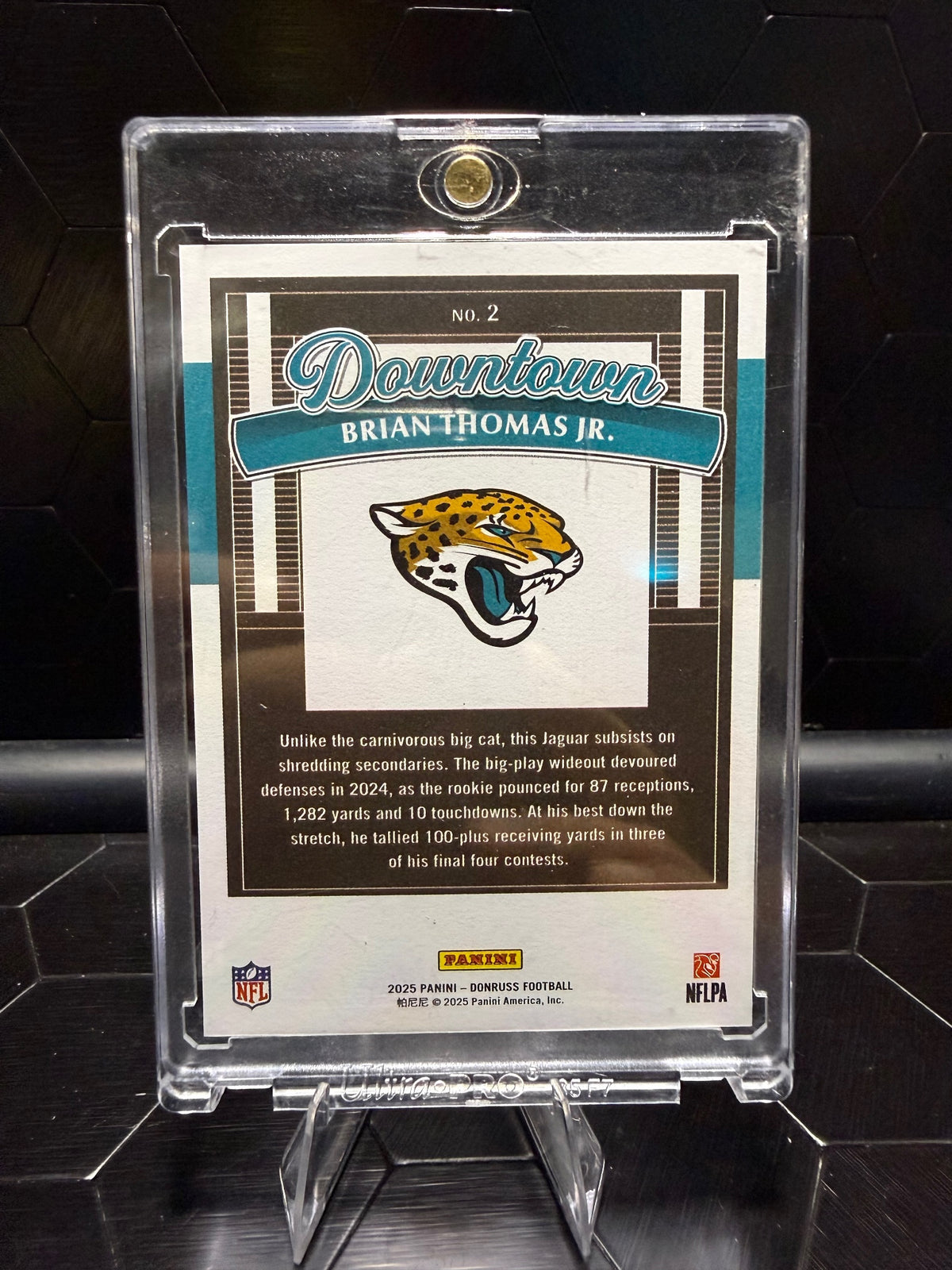 2025 Donruss Optic Brian Thomas Jr. #2 Downtown Jaguars