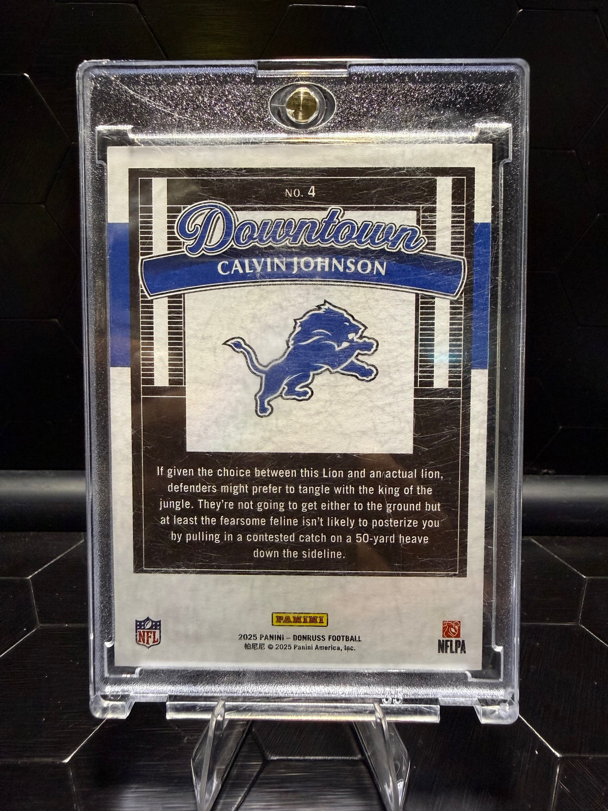2025 Donruss #4 Calvin Johnson Downtown!