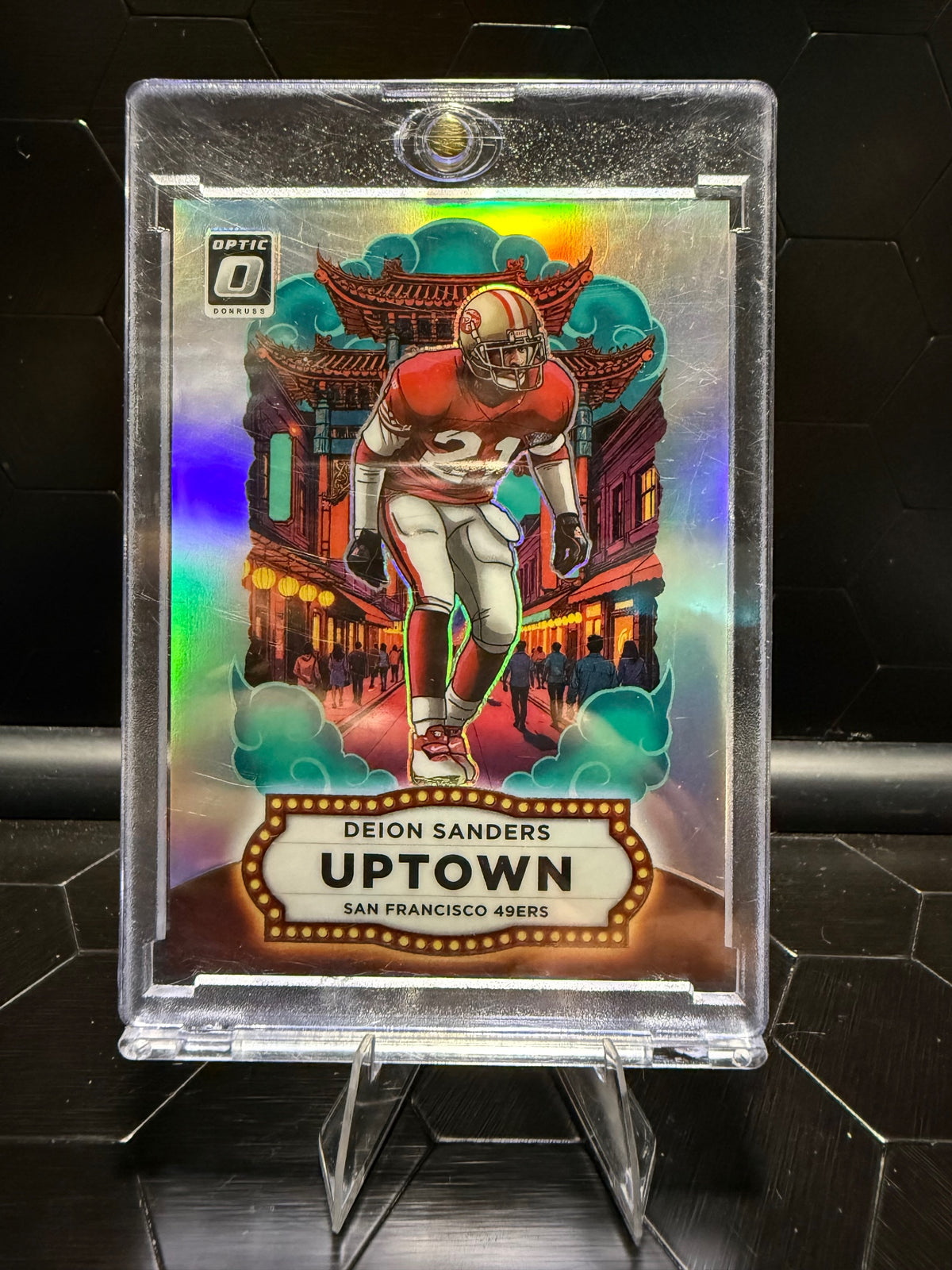 2025 Donruss Optic #7 Deion Sanders Uptown
