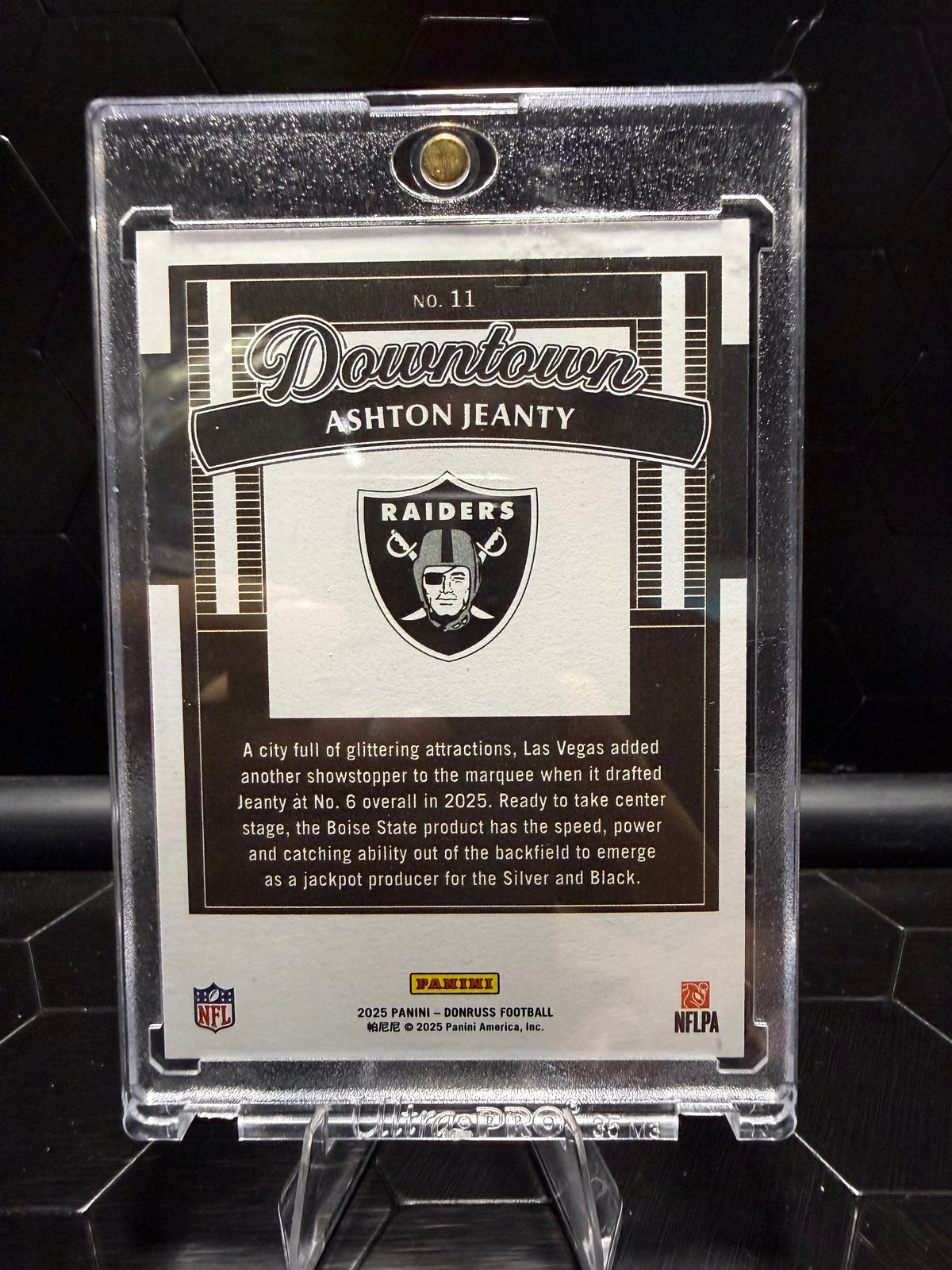 2025 Donruss Ashton Jeanty #11 Downtown RC