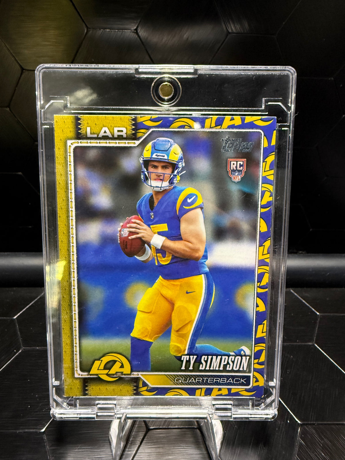 2026 Topps Flagship Ty Simpson #302 Gold Foil RC Rams