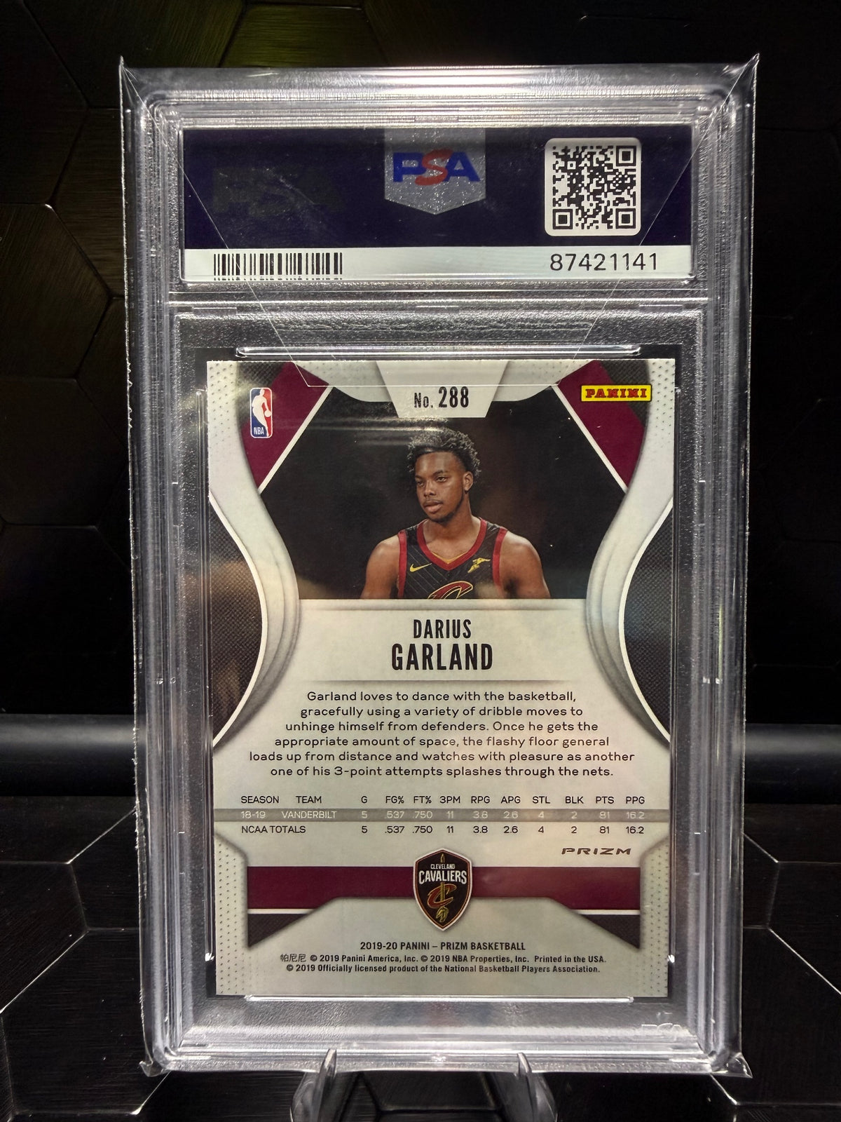 2019-20 Panini Prizm Darius Garland #288 Hyper Prizm RC PSA 10