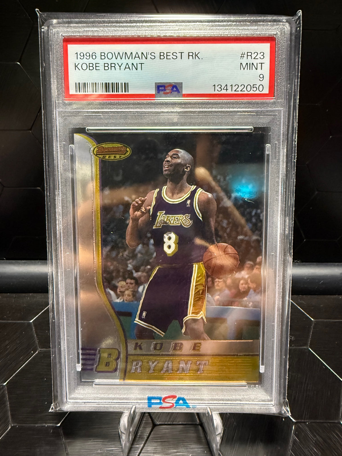 1996-97 Bowman's Best Kobe Bryant #R23 RC PSA 9