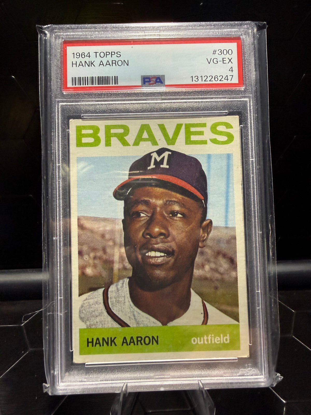 1964 Topps Hank Aaron #300 PSA 4