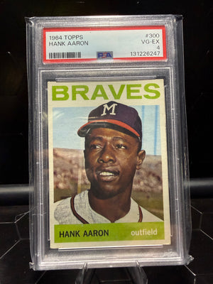 1964 Topps Hank Aaron #300 PSA 4