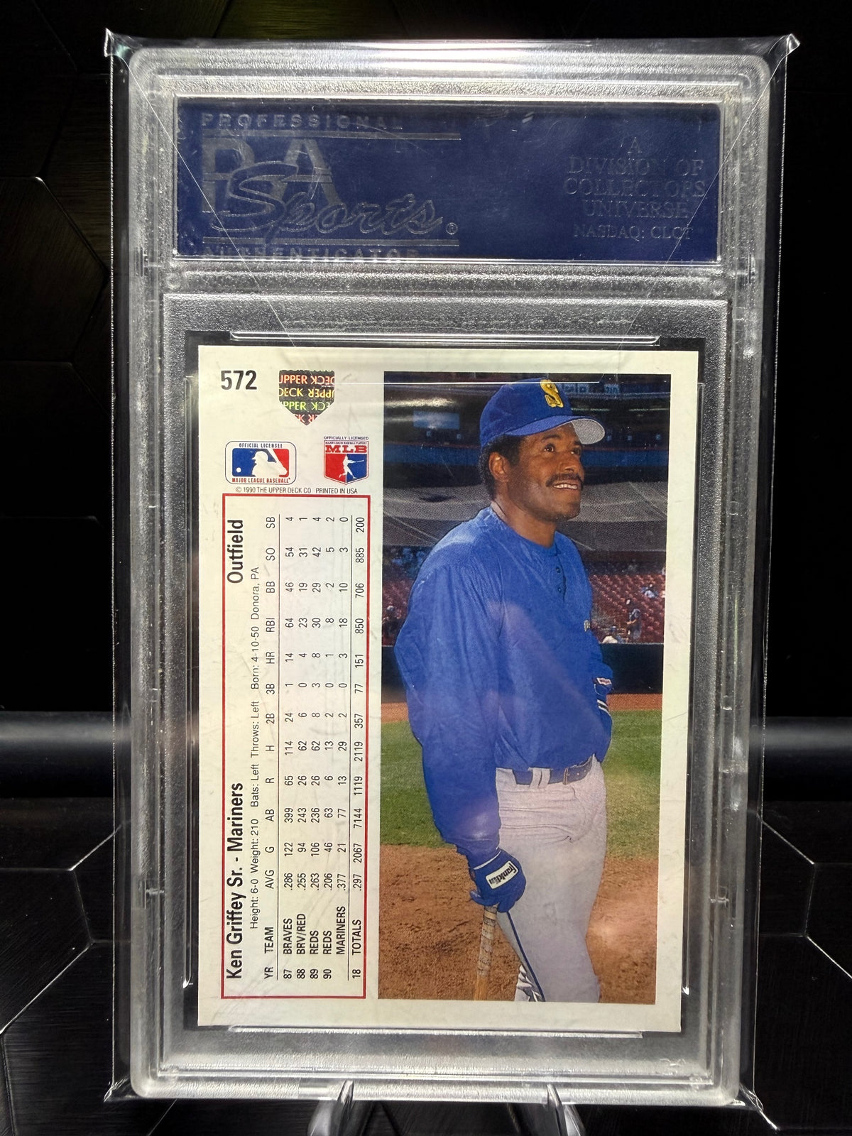 1991 Upper Deck #572 Ken Griffey Sr. PSA 10