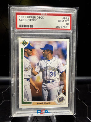 1991 Upper Deck #572 Ken Griffey Sr. PSA 10