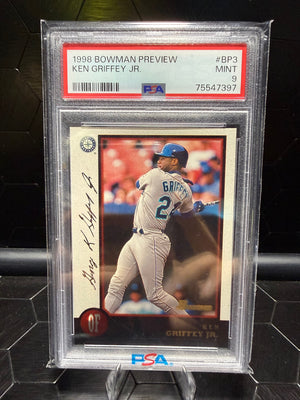 1998 Bowman Preview Ken Griffey Jr. #BP3 PSA 9