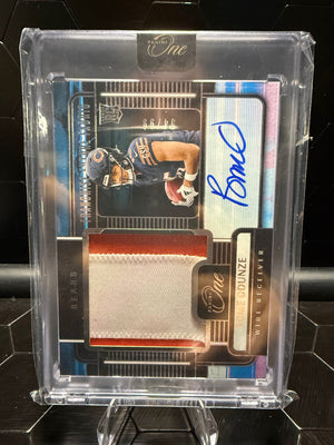 2024 Panini One Rome Odunze #82 Franchise Future Fabric RPA 54/99 RC