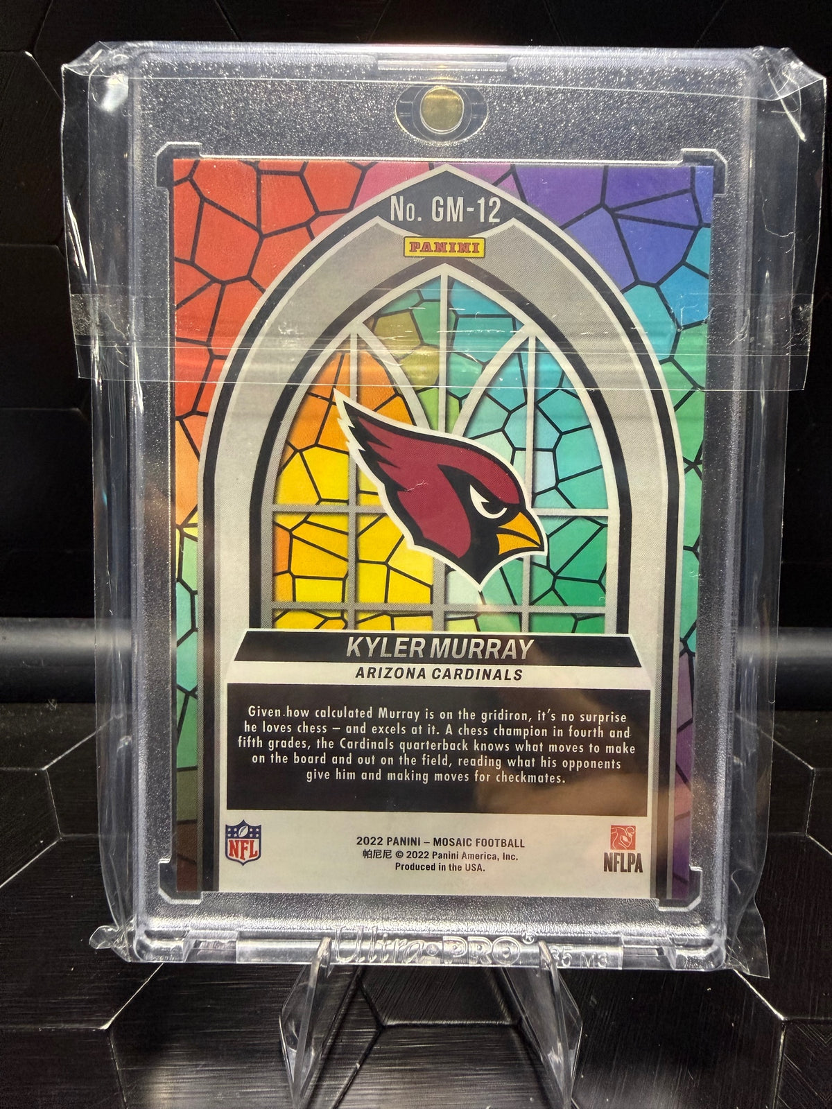 2022 Panini Mosaic Kyler Murray #GM-12 Glass Mosaic