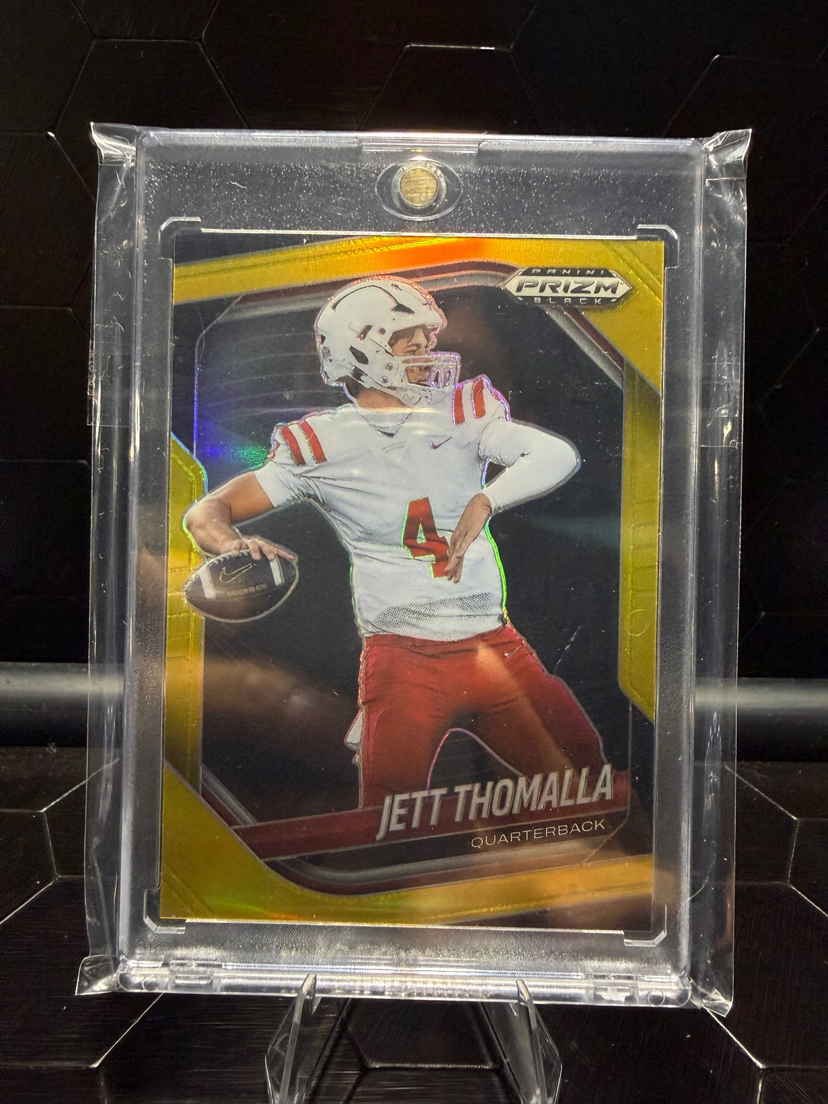 2025 Panini Prizm Black Jett Thomalla #180 Gold Prizm /10