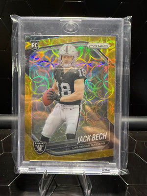 2025 Panini Prizm Jack Bech Gold Shimmer #346 /10