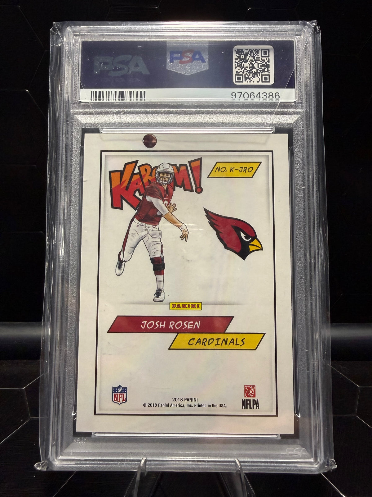 2018 Panini Kaboom!! Josh Rosen  # JRO PSA 9