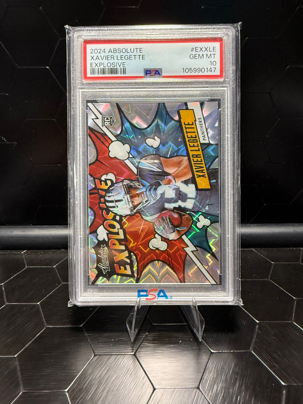 2024 Absolute Xavier Legette Explosive #EXXLE PSA 10