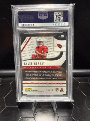 2019 Panini Prizm #301 Kyler Murray Blue Ice /99 PSA 9