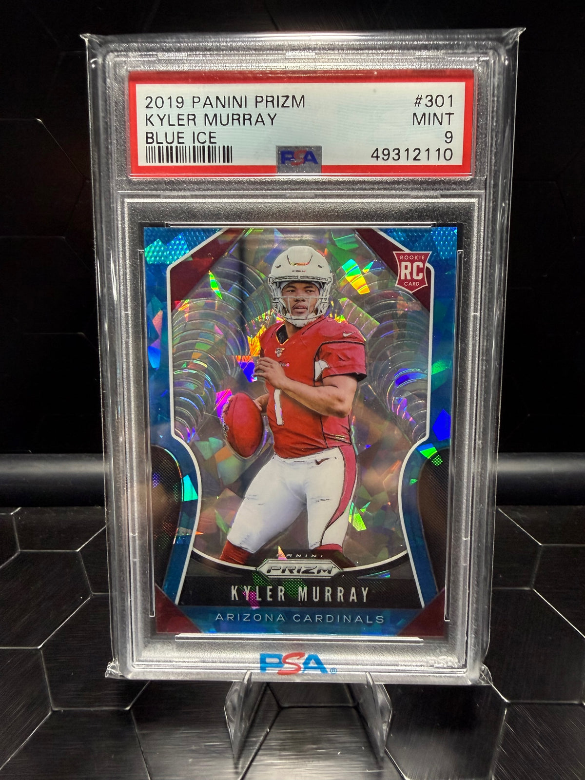 2019 Panini Prizm #301 Kyler Murray Blue Ice /99 PSA 9