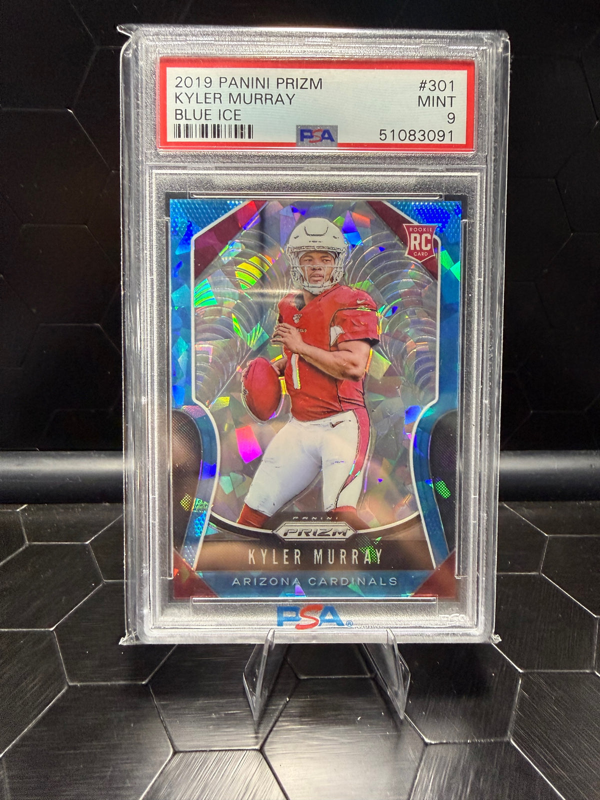 2019 Panini Prizm Kyler Murray Blue Ice # 301 PSA 9