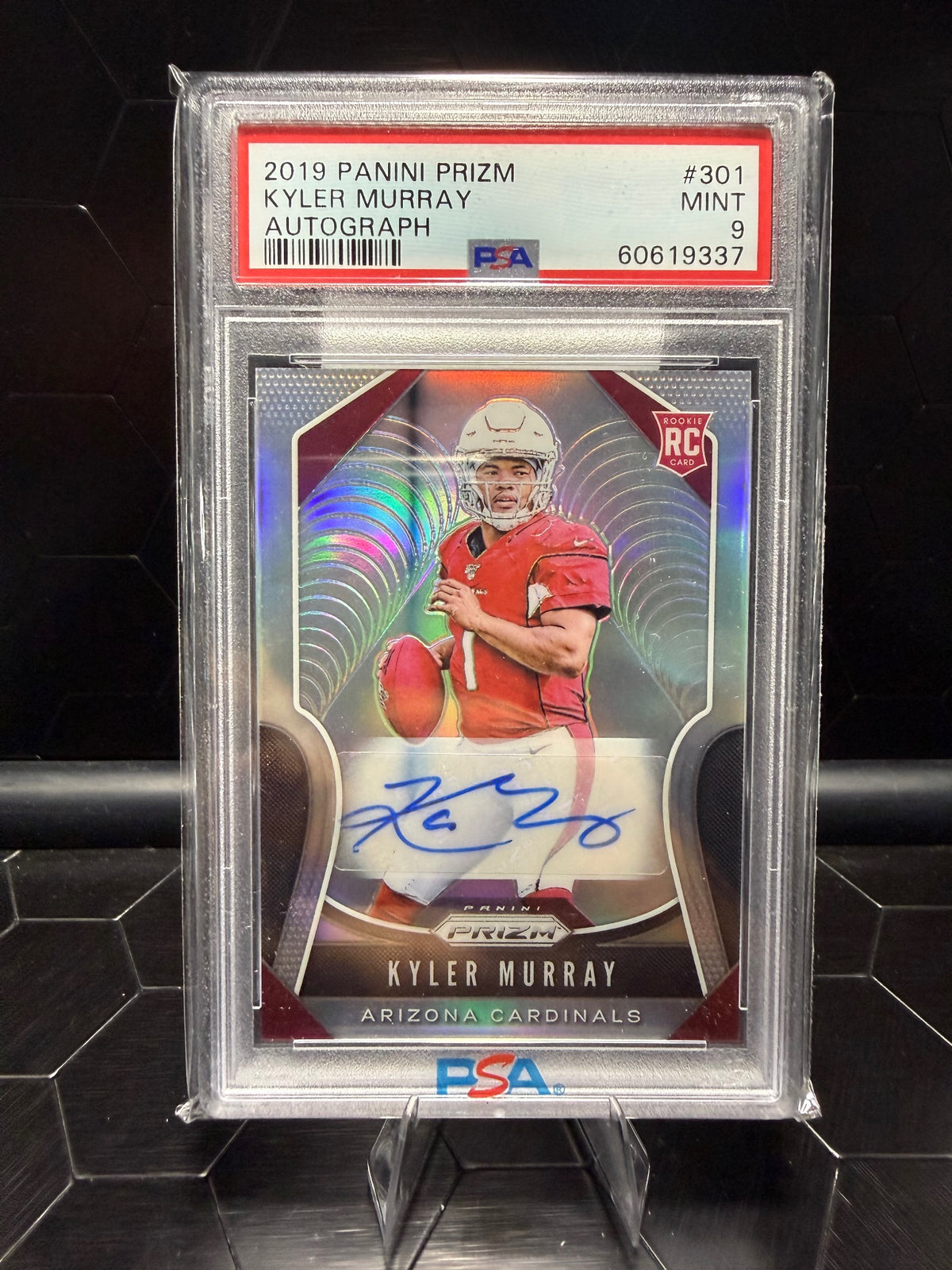 2019 Panini Prizm Kyler Kyler Murray Auto #301 PSA 9