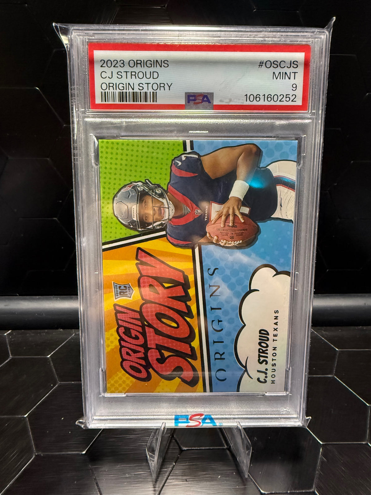 2023 Panini Origins #OS-CJS C.J. Stroud Origin Story PSA 9