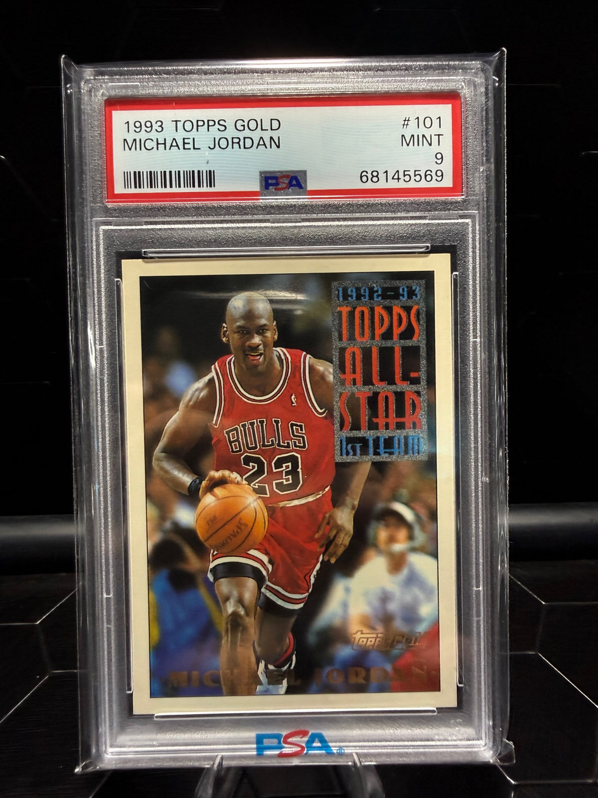 1993-94 Topps Gold Michael Jordan #101 PSA 9