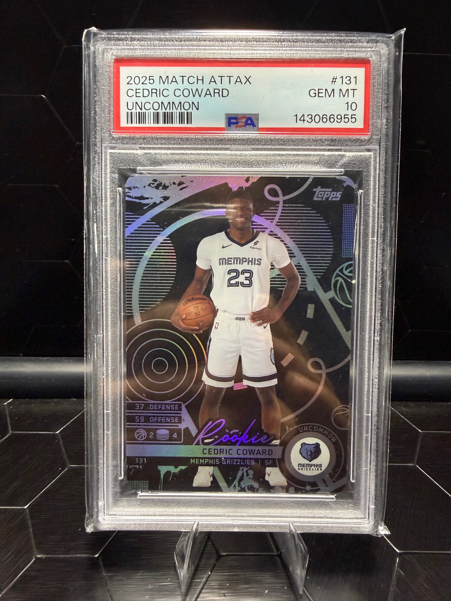 2025 Topps Match Attax Cedric Coward #131 Uncommon PSA 10 – Lyons