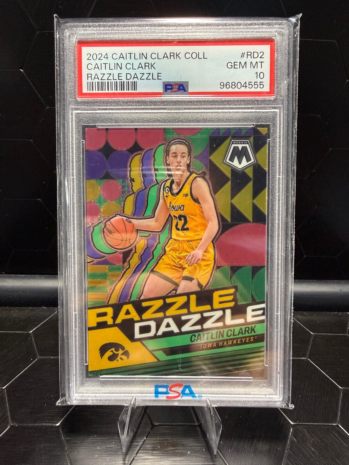 2024 Panini Caitlin Clark Collection Caitlin Clark #RD2 Razzle Dazzle PSA 10