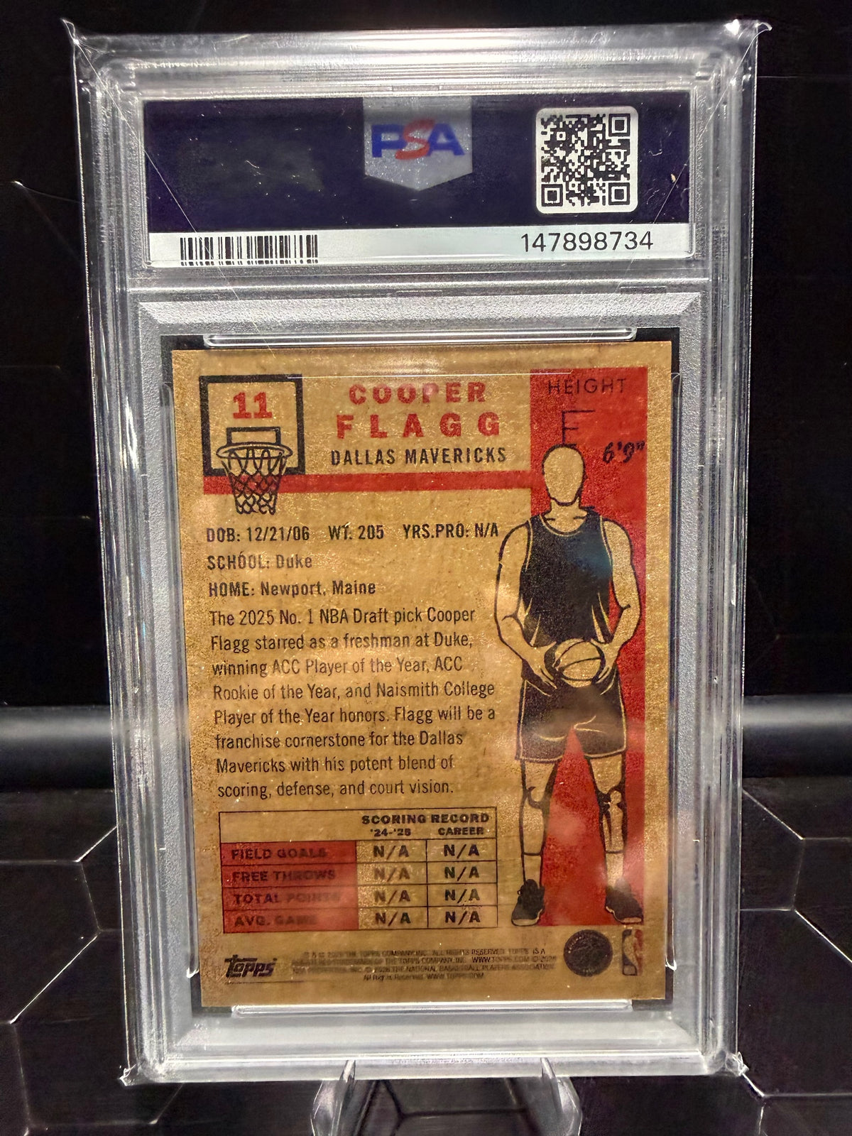 2026 Topps Living Cooper Flagg #11 RC PSA 10