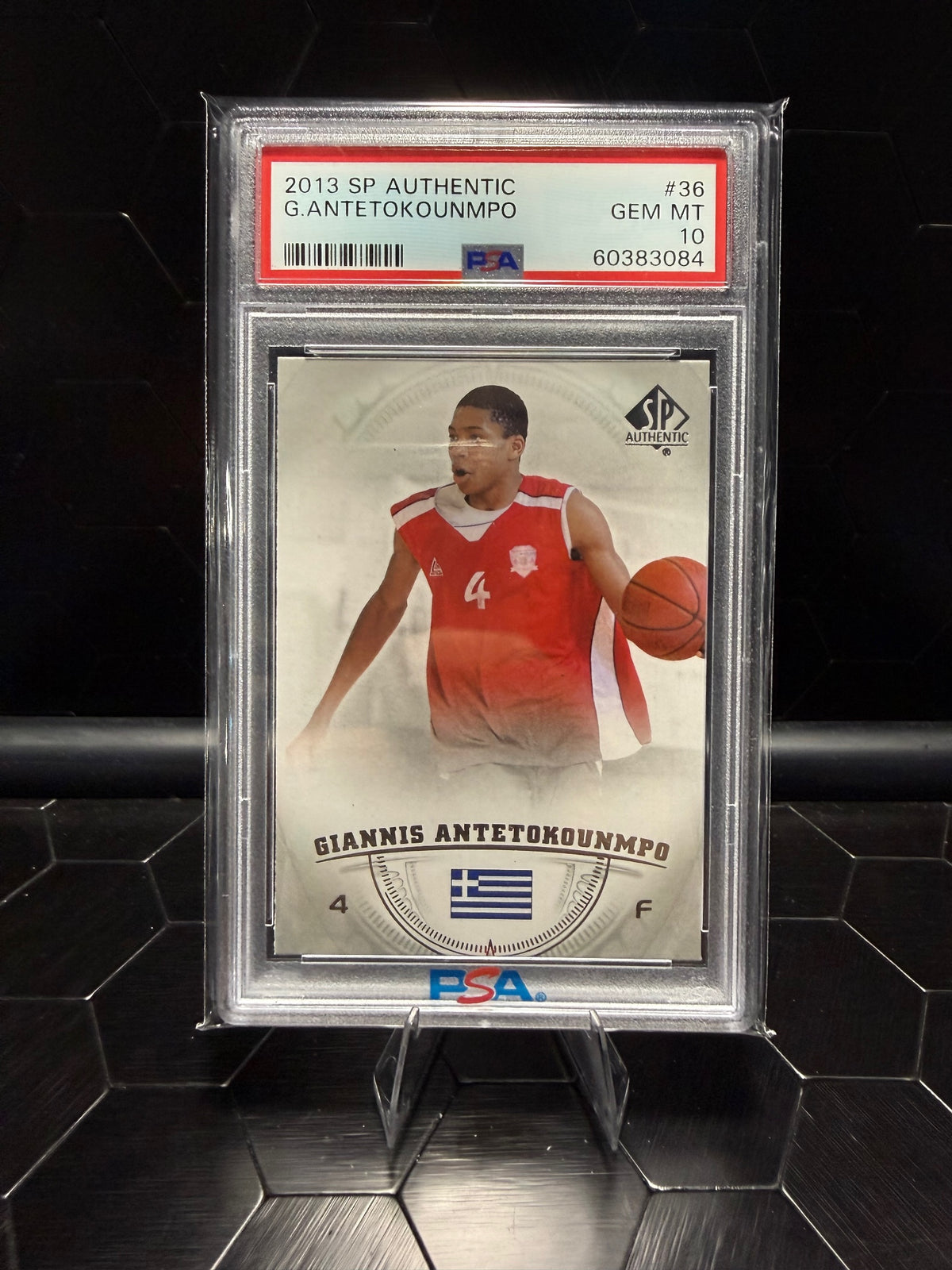 2013-14 SP Authentic Giannis Antetokounmpo #36 PSA 10