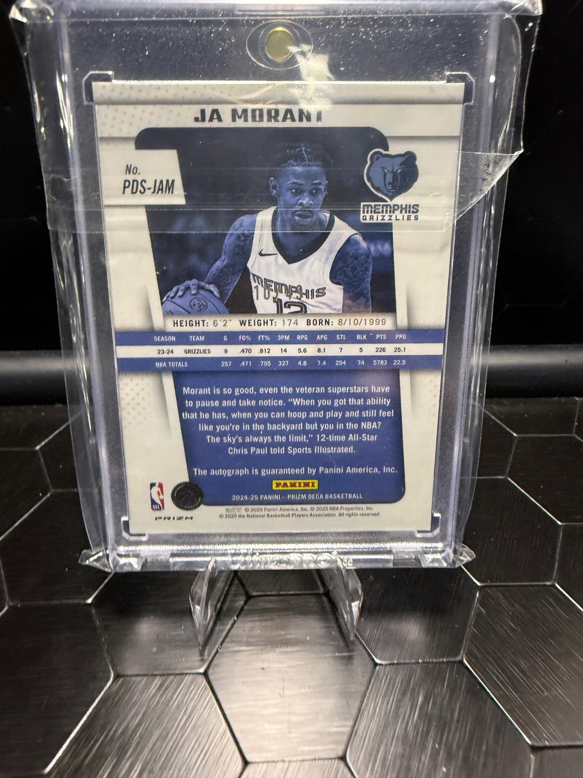 2024-25 Panini Prizm Deca Ja Morant #PDS-JAM Autograph