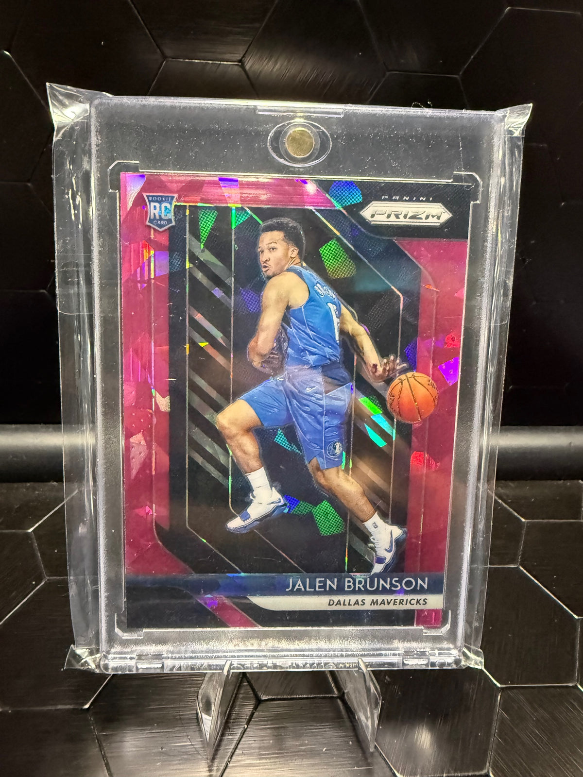 2018-19 Panini Prizm Jalen Brunson #250 Pink Ice Prizm RC