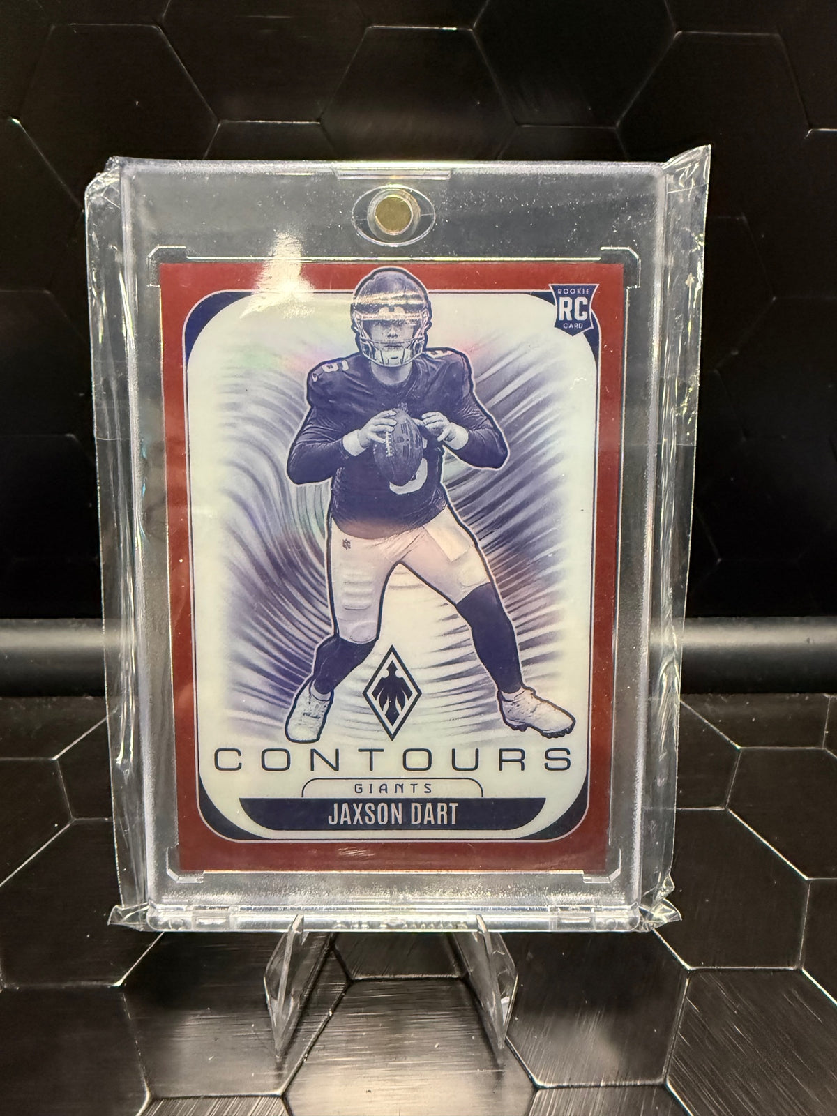 2025 Panini Phoenix Jaxson Dart #24 Contours RC 105/249