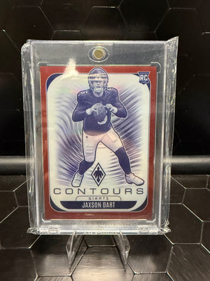 2025 Panini Phoenix Jaxson Dart #24 Contours RC 105/249