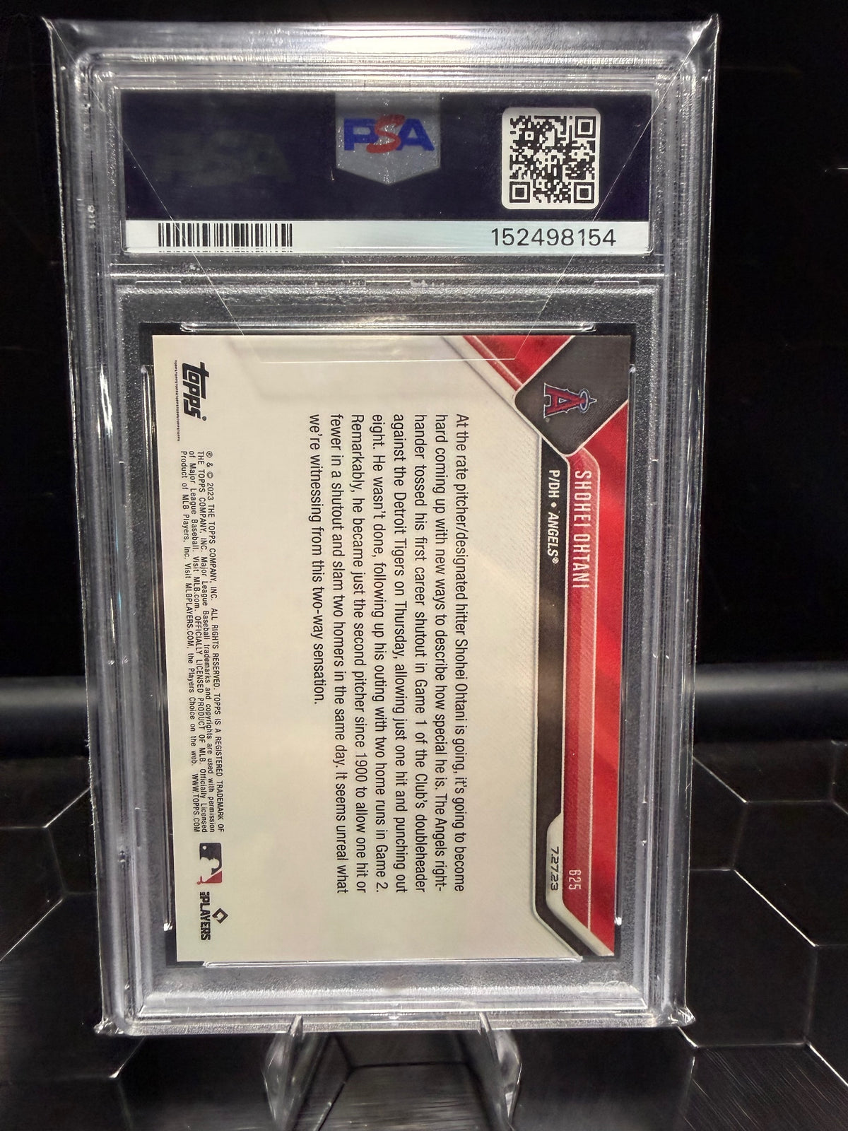 2023 Topps Now Shohei Ohtani #625 PSA 10