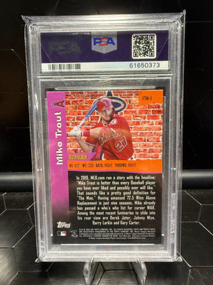 2020 Topps Finest Mike Trout #FTM-1 '98 The Man PSA 10