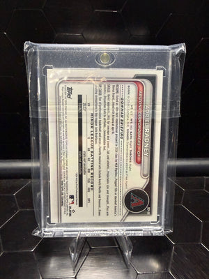 2024 Bowman Chrome Adriel Radney #BCP-191 Black Refractor 1st Bowman /10