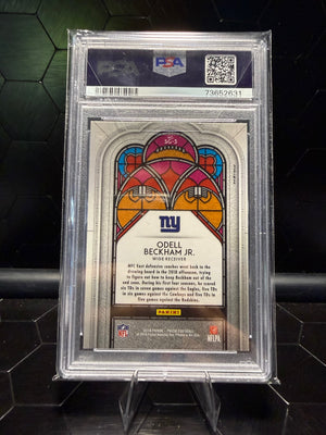 2018 Panini Prizm Odell Beckham Jr. #SG-3 Stained Glass PSA 9